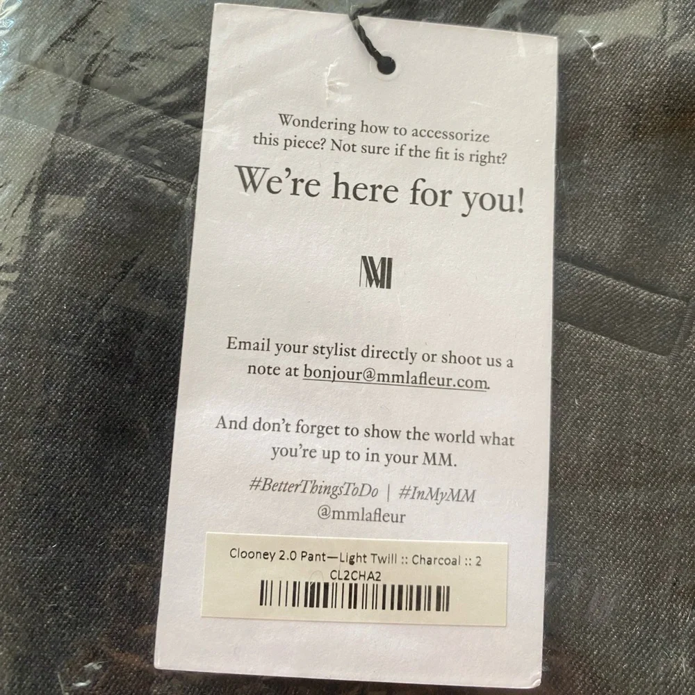 MM.LaFleur Clooney 2.0 Pant Trousers, Charcoal Grey - Picture 9 of 9